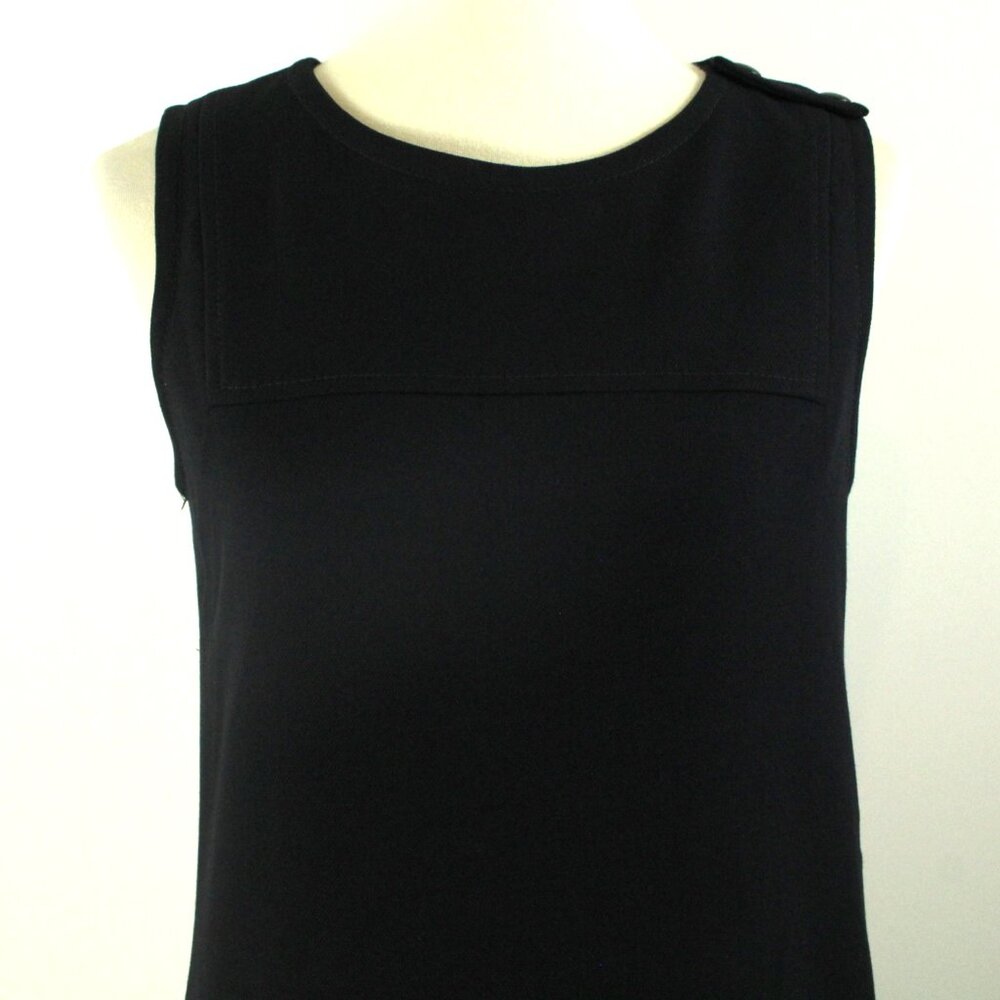 Sandro Black Lamb Leather Front Patch Pocket Slee… - image 2